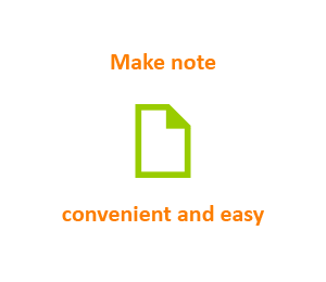 manage note smartly on the desktop screen